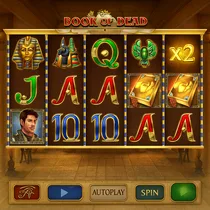 GoldBet - Book of Dead Slot - Online Spilleautomat